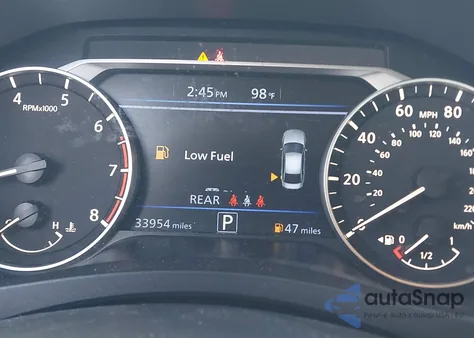 2025 Nissan Altima Sv Fwd from USA, damaged, VIN 1N4BL4DV0SN308374